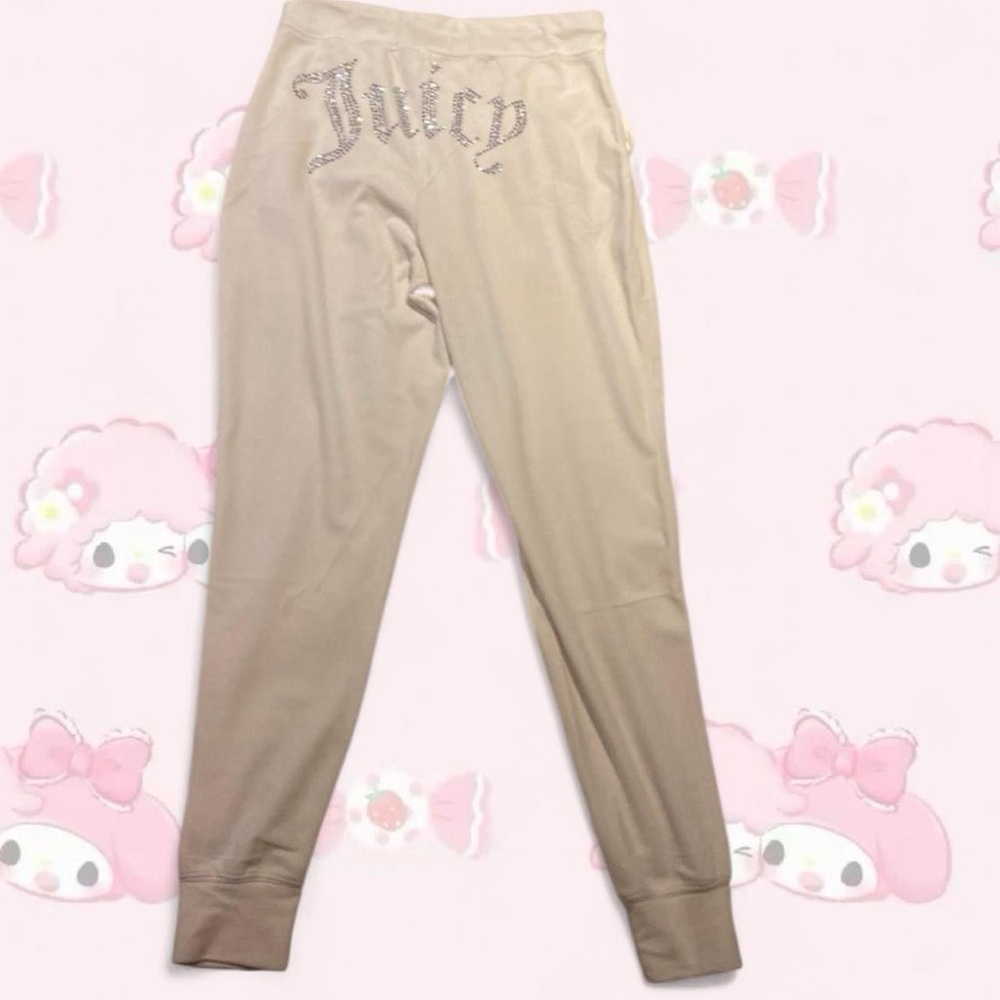 Juicy Couture 🌸 Cream Drawstring Joggers